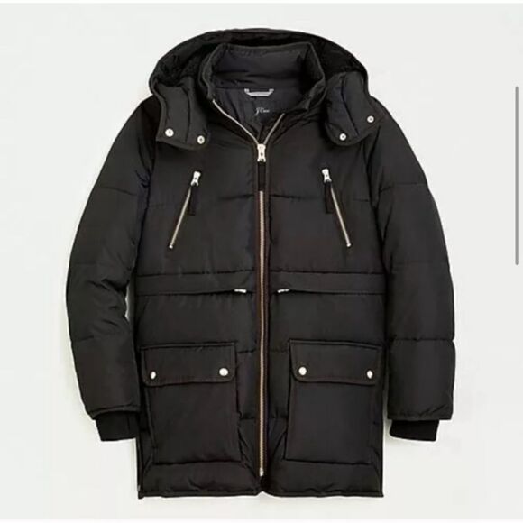 J.Crew Chateau Puffer Coat with PrimaLoft - Picture 4 of 11